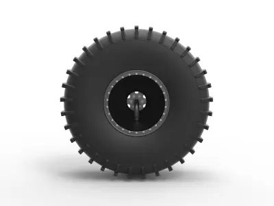 Wheel from Atlas ATV 3D model