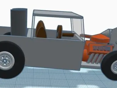 Hot Rod Truck 3D model