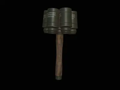 Anti Tank Grenade Low-poly 3D model