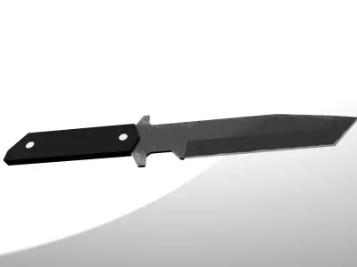 military knife Free 3D model