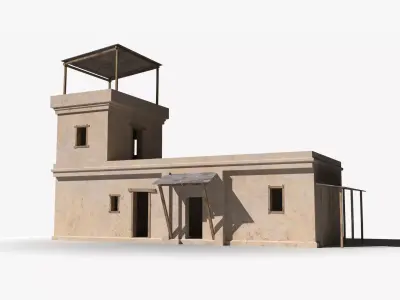Arab x17 Low-poly 3D model