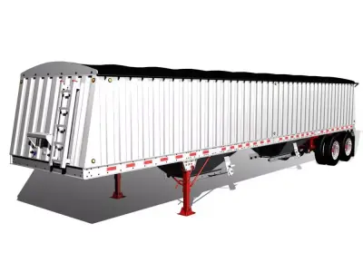 Grain Trailer 3D model