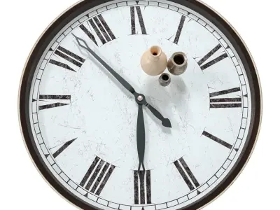 Table Clock 2 3D model