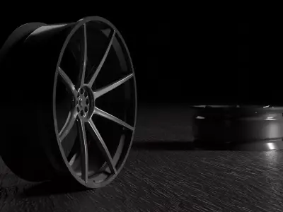 JDM Style Rim Free low-poly 3D model