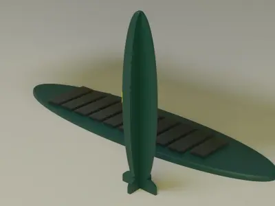 Futuristic Charging Station Low-poly 3D model