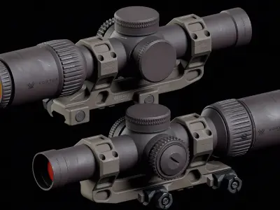 Vortex Razor Riflescope Low-poly 3D model