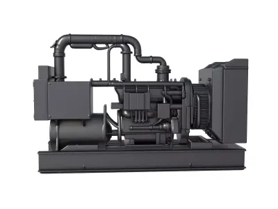 diesel generator - generator stl - sci fi generator 3D print model buy