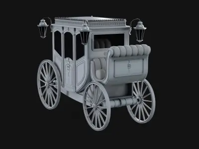Snow Coach 3D model get