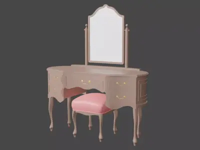 dresser 3D model Free 3D model 3D model