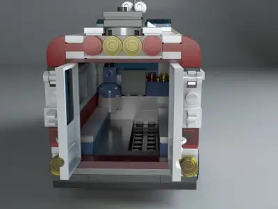 LEGO Ambulancer 3D model