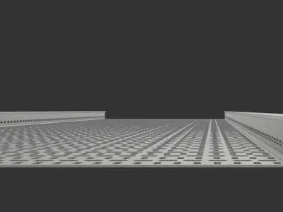 Cable Tray 750mm x 3000mm TYPE1 3D model