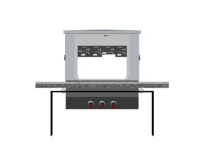 Modular transformer station Free 3D model