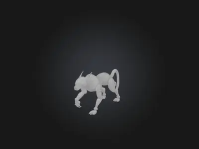 RoboCheetah Model Low-poly 3D model