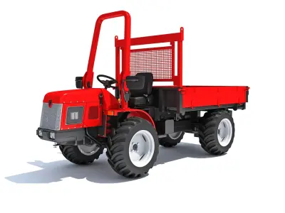  Compact Farm Transporter Tractor Trailer 