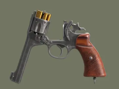 RevolverEnfield Low-poly 3D model