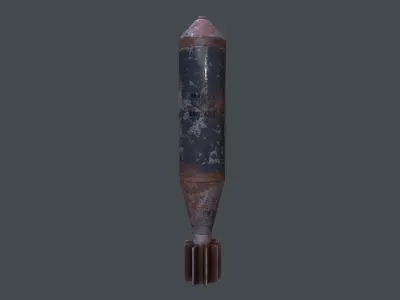 Mortar Projectile 60mm M83 3D model buy