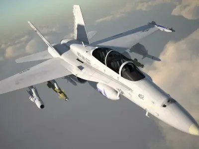 McDonnell Douglas FA-18 Hornet 3D model buy