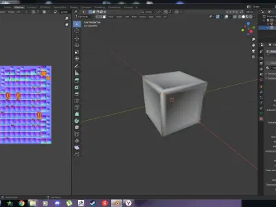 stylized box for maybe horror game or not Low-poly 3D model