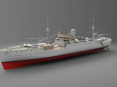 USS Vestal 3D model