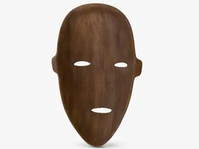  African Nigeria Mask Wood 