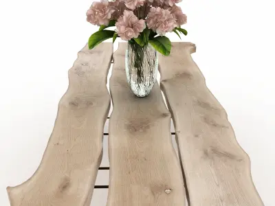 Vintage table 3D model