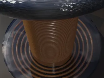 TESLA COIL Free low-poly 3D model