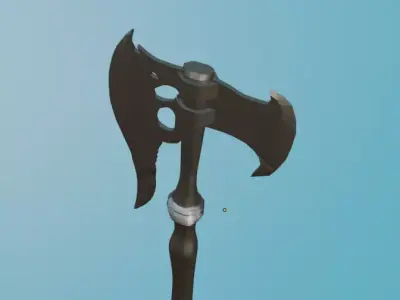Battle axe Free 3D model get