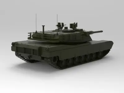M1 Abrams 3D model shop