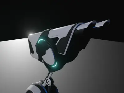 robot futuristic camera 3D model