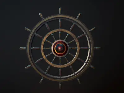 Pirate Wheel Collection  3D model