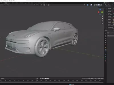 free zeeker001 low poly Free 3D model