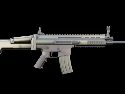 FN Scar L 3D model