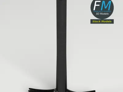 Dual head hoe 3D model