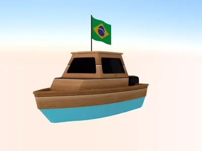 Brazil Fishing Boat 3D model