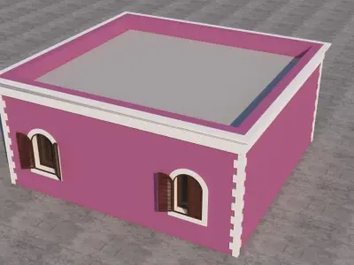 Mexican House 3D model 3