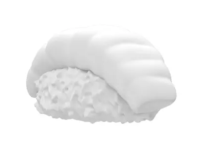 Salmon sushi 3D model