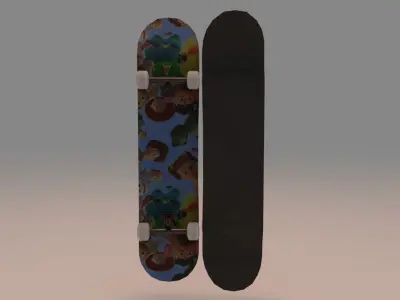 Toy Story Pixar Skateboard 3D model