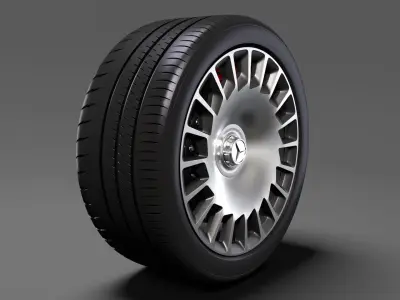 Mercedes Benz Maybach 2017 wheel 3D model