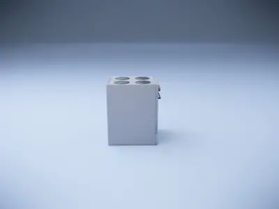 Gas stove Low-poly 3D model purchase