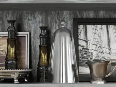 A collection of little things for the kitchen 3D model