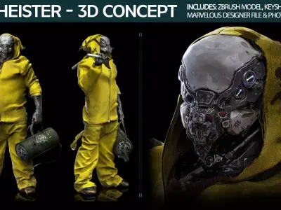 Bio Heister 3D Concept 3D model