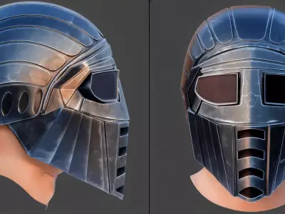 Cyber Aria Helmet   CAH 3D model