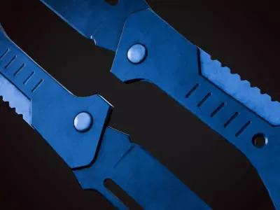Knife 4 A Low-poly 3D model