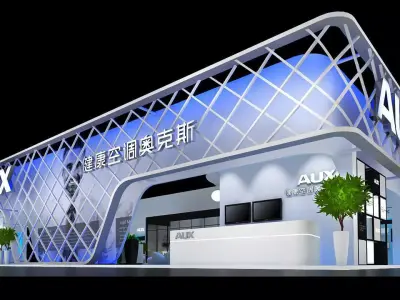 Exhibition - size - 24X13-3DMAX2009-005 3D model