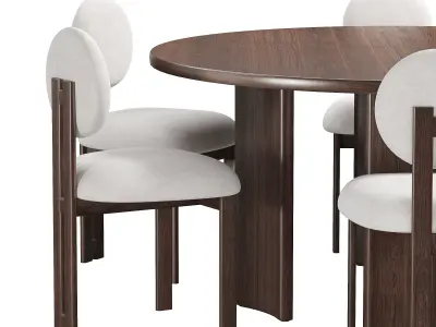 CREST ROUND Low-poly 3D model