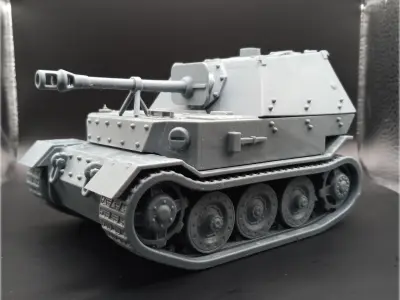 Ferdinand Toon Tank  3D print model 3D print model
