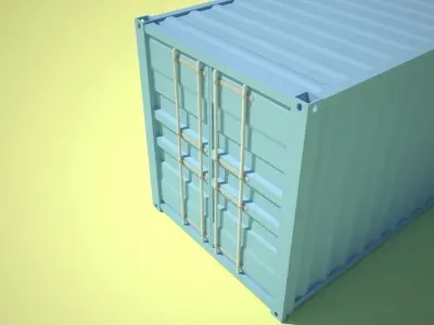 Container shipping Free 3D model purchase