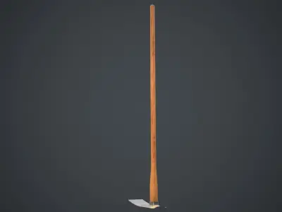 Hoe 2A Low-poly 3D model