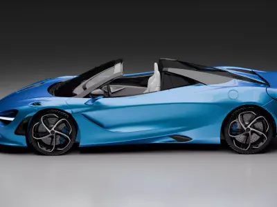 McLaren 750s Spyder 1 24 Model kit 3D print model