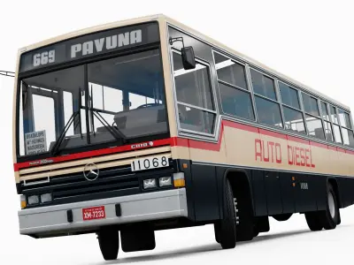 1991 Caio Padron Vitoria Auto Diesel MB OF-1315 3D model